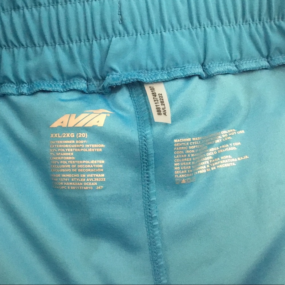 AVIA Running Shorts 2X/20 Fitted inner Layer & Loose Outer Layer - Picture 4 of 6
